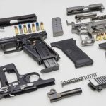 Automatic,Hand,Guns,Assembly,On,White,Background